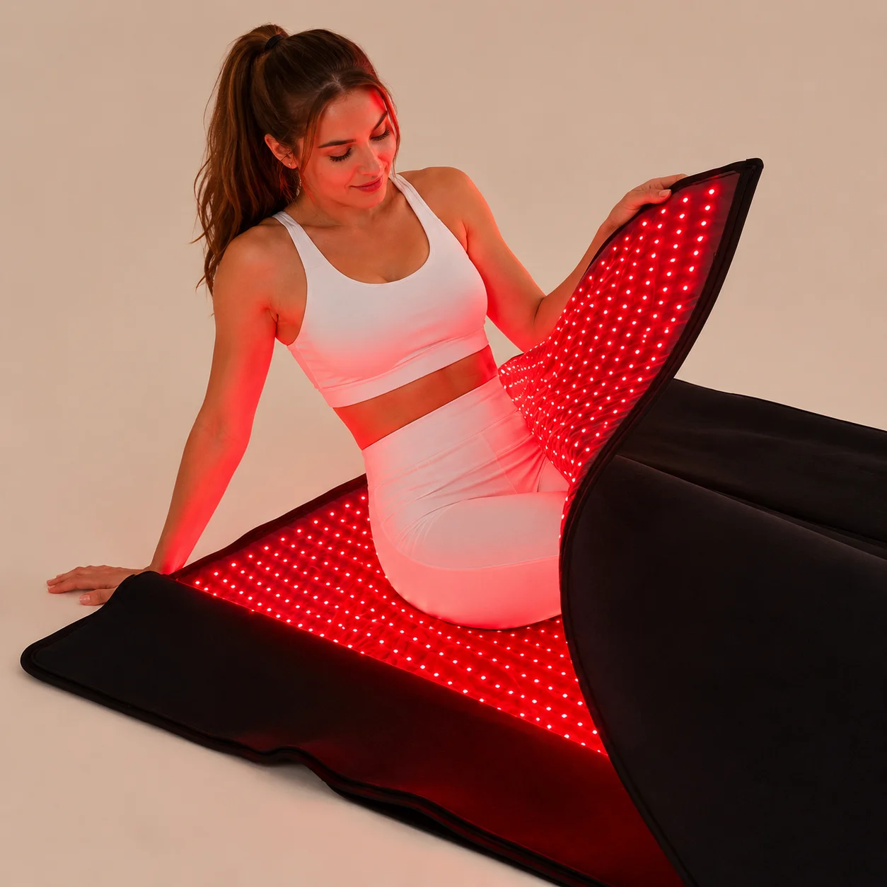 Red Light Therapy Sleeping Mat, Full Body LED Red Light Pad with 660nm & 850nm Near Infrared Light for Relaxation, Wellness
Red Light Therapy Sleeping Mat, Full Body LED Red Light Pad with 660nm & 850nm Near Infrared Light for Relaxation, Wellness