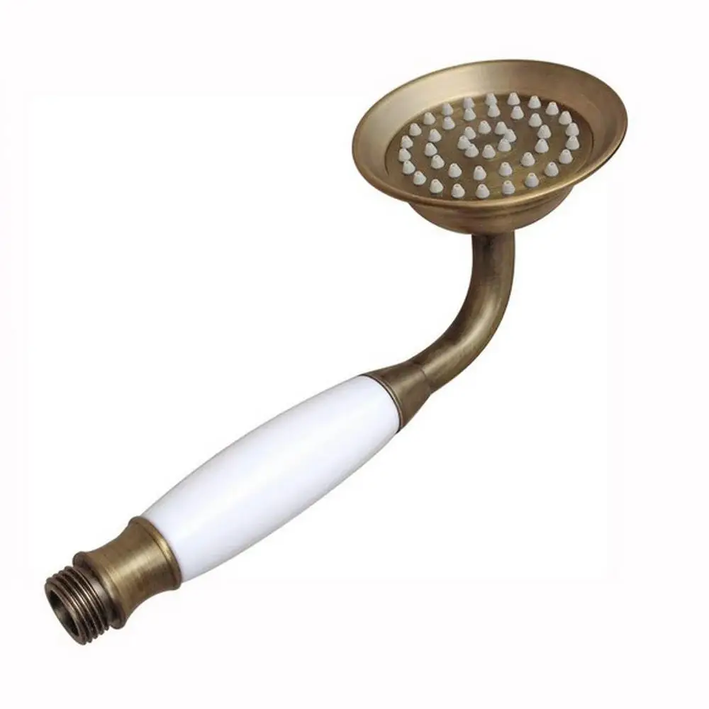 Antique Brass Ceramic Classical Telephone Style Hand Held Shower Head Bathroom replacement hand shower Nhh009
Antique Brass Ceramic Classical Telephone Style Hand Held Shower Head Bathroom replacement hand shower Nhh009