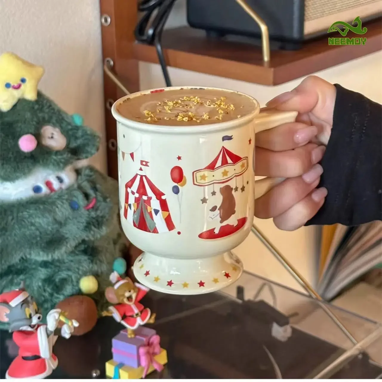 Small Cute Amusement Park Mug Cartoon High Appearance High Foot Children's Fun Ceramic Cup Cream Cup Breakfast Coffee Mug
Small Cute Amusement Park Mug Cartoon High Appearance High Foot Children's Fun Ceramic Cup Cream Cup Breakfast Coffee Mug