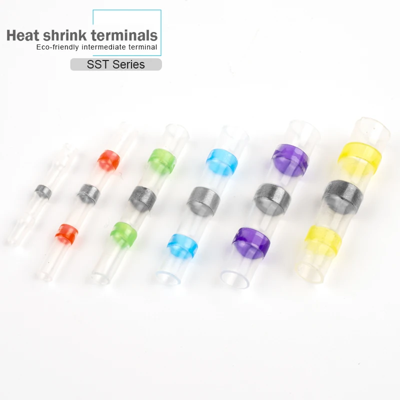 25/50PCS Solder Seal Wire Connectors Heat Shrink Insulating sleeve Electrical Wire Terminals Butt Splice Waterproof Connector
25/50PCS Solder Seal Wire Connectors Heat Shrink Insulating sleeve Electrical Wire Terminals Butt Splice Waterproof Connector