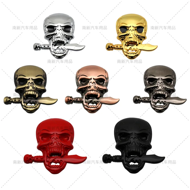 Car personality modification demon decorative stickers metal car stickers creative sword skull block body labeling
Car personality modification demon decorative stickers metal car stickers creative sword skull block body labeling