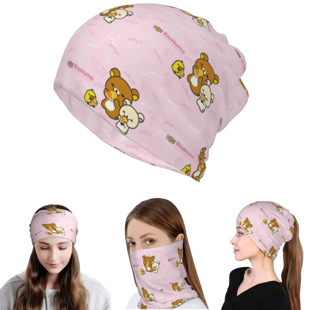 Cute Rilakkuma Bandana Neck Cover Mask Scarf Multifunction Cycling Scarf Beanies Hat for Men Women Adult Breathable
Cute Rilakkuma Bandana Neck Cover Mask Scarf Multifunction Cycling Scarf Beanies Hat for Men Women Adult Breathable