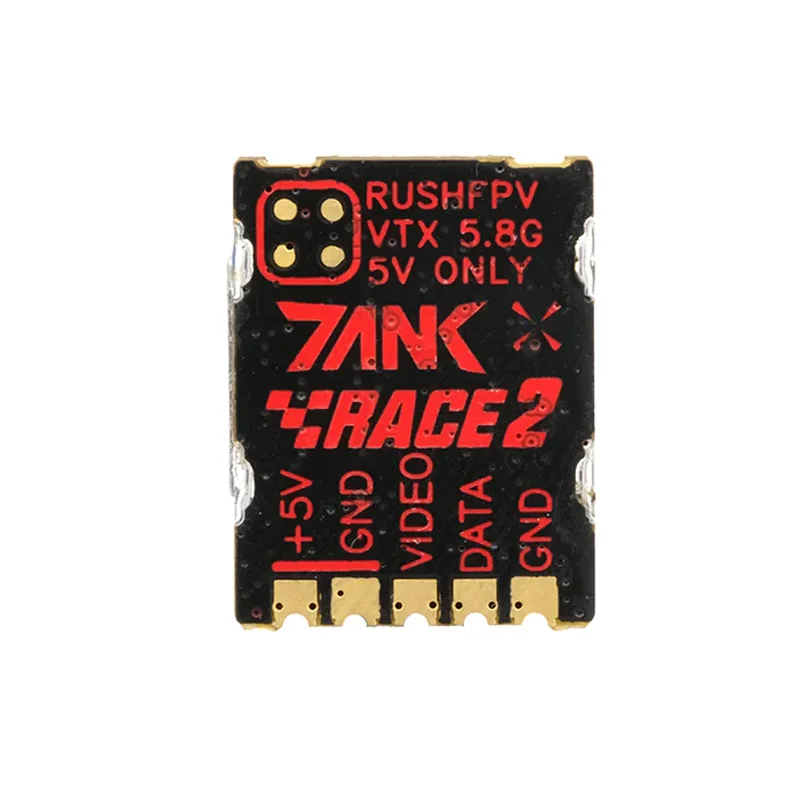 RUSHFPV RUSH TANK RACE 2 RACE II 5.8G 48CH PitMode 25mW 100mW 200mW Max Adjustable SmartAudio FPV VTX 20X15mm for FPV Drones