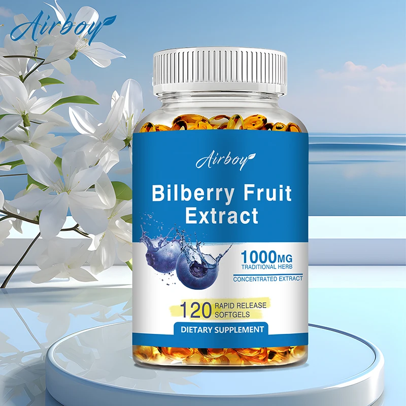 Bilberry Fruit Extract - Helps Maintain Eye Health and Overall Vision, Relieves Eye Fatigue, Antioxidant, Gluten-free, Non-GMO
Bilberry Fruit Extract - Helps Maintain Eye Health and Overall Vision, Relieves Eye Fatigue, Antioxidant, Gluten-free, Non-GMO