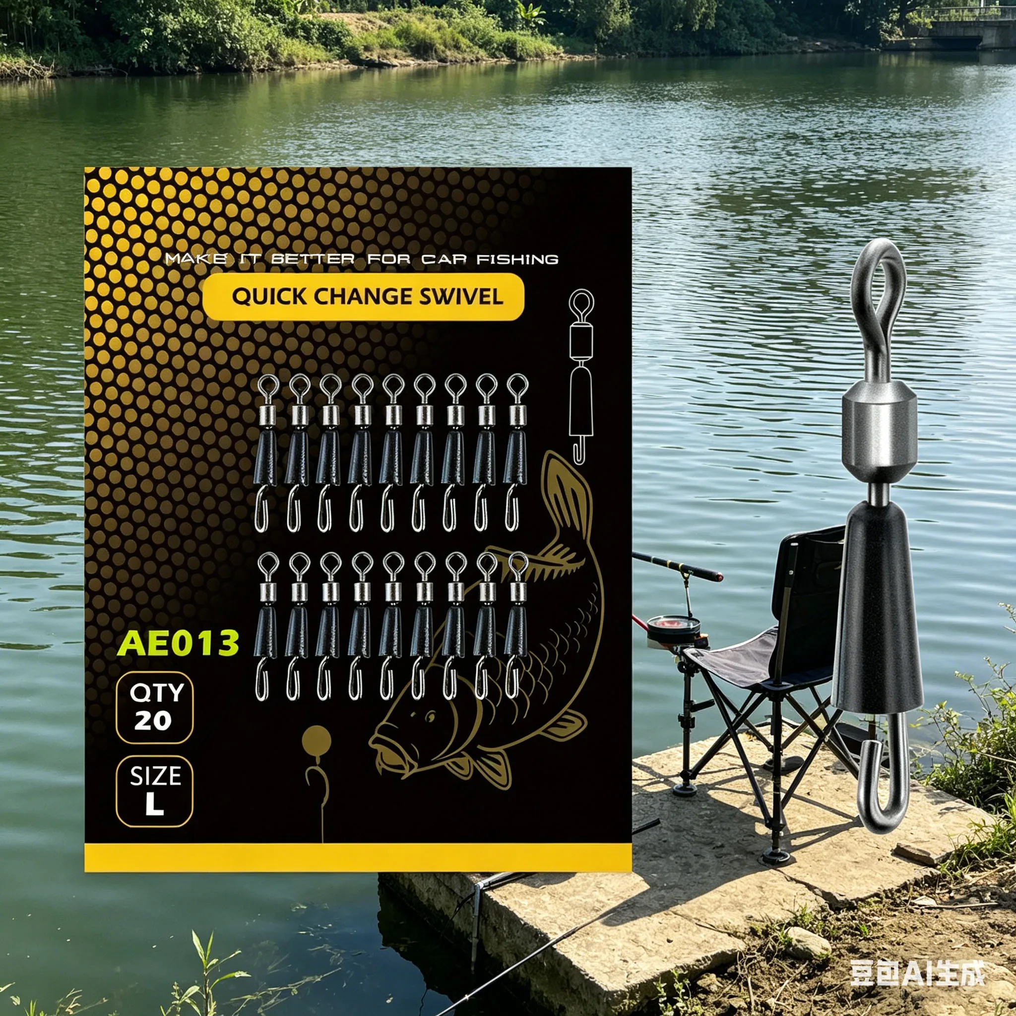 20pcs Fishing Rig For Carp Fishing Terminal Tackles Quick Change Connector Feeder Swivel Snaps Fishing Accessories
20pcs Fishing Rig For Carp Fishing Terminal Tackles Quick Change Connector Feeder Swivel Snaps Fishing Accessories