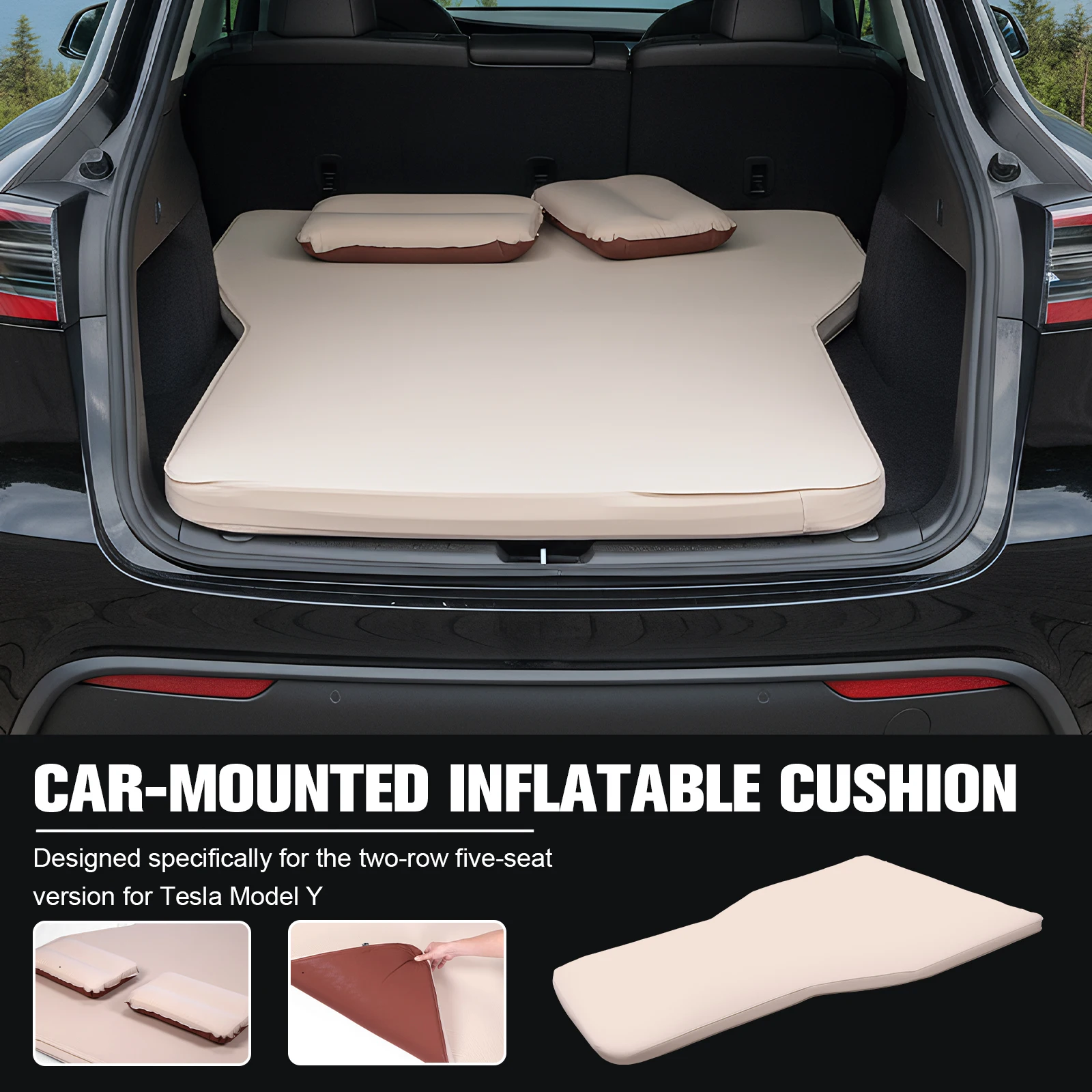 2.36 Inch Thick Camping Sleeping Pad with Pillow Inflate&Deflate Car Sleeping Mat for Backpacking Hiking Traveling
2.36 Inch Thick Camping Sleeping Pad with Pillow Inflate&Deflate Car Sleeping Mat for Backpacking Hiking Traveling