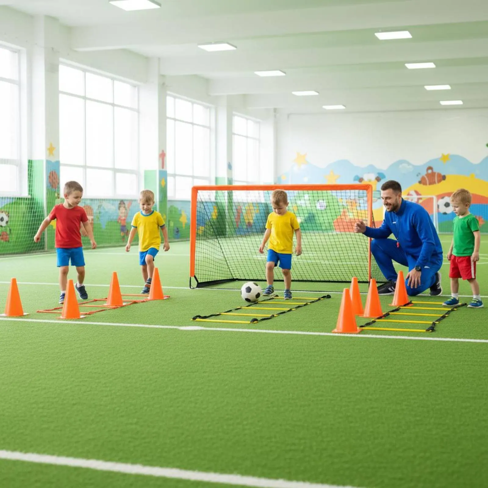 Instant Soccer Goal Easy Setup Folding Football Goal Foldable Training Net Quick Assembly Sturdy for Toddlers, Outdoor, Indoor
Instant Soccer Goal Easy Setup Folding Football Goal Foldable Training Net Quick Assembly Sturdy for Toddlers, Outdoor, Indoor