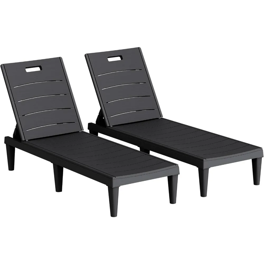 Homall Patio Chaise Lounge Chairs Set of 2 Outdoor Lightweight Reclining Chair 5 Position Adjustable Backrest for Pool Garden P
Homall Patio Chaise Lounge Chairs Set of 2 Outdoor Lightweight Reclining Chair 5 Position Adjustable Backrest for Pool Garden P