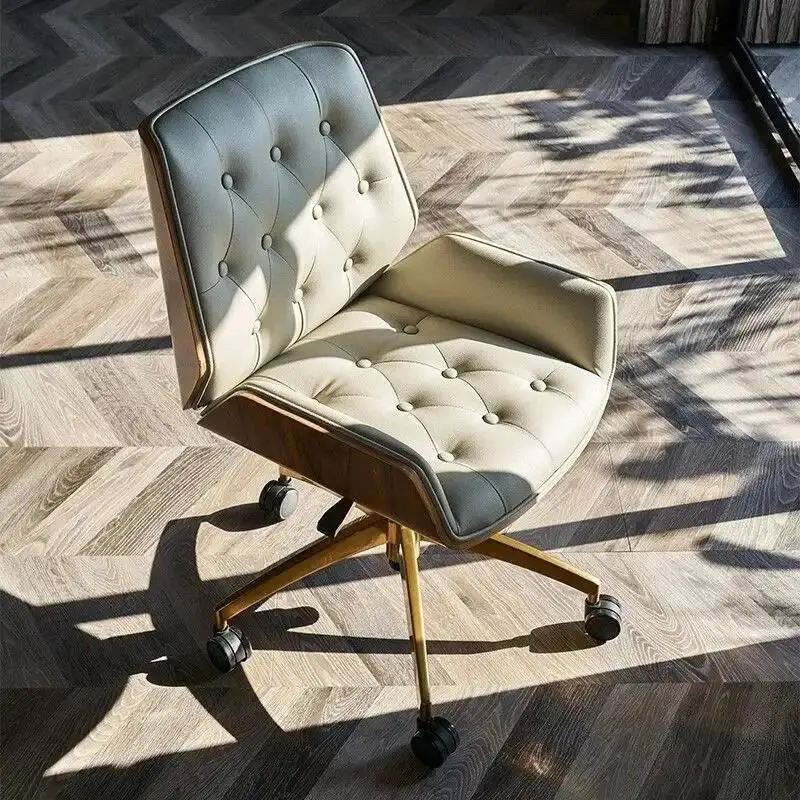 Comfortable Light Luxury Office Computer Chair Leather Seat Swivel Chair Bedroom Upgrade Study Leisure Reclining Table And Chair
Comfortable Light Luxury Office Computer Chair Leather Seat Swivel Chair Bedroom Upgrade Study Leisure Reclining Table And Chair