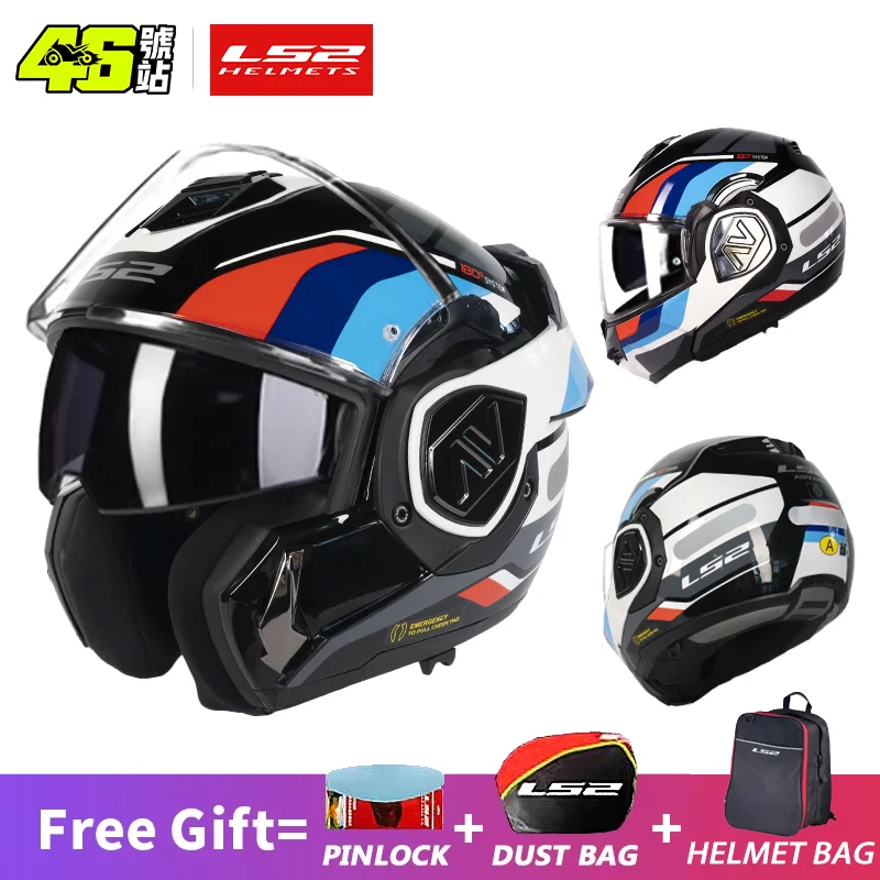 LS2 FF906 Advant Flip Up MODULAR Helmet Motorcycle Modular Double Visor Helmet built-in Lens ECE Capacete Moto helmets
LS2 FF906 Advant Flip Up MODULAR Helmet Motorcycle Modular Double Visor Helmet built-in Lens ECE Capacete Moto helmets