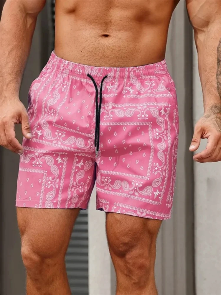 New Trend Bandana Graphic Beach Short for Men Summer Fashion 3D Printed Swim Trunks Loose Casual Streetwear Hawaiian Short Pants
New Trend Bandana Graphic Beach Short for Men Summer Fashion 3D Printed Swim Trunks Loose Casual Streetwear Hawaiian Short Pants