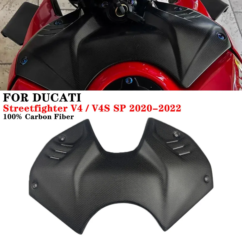 For DUCATI Streetfighter V4 V4S SP 2020-2022 Carbon Fiber Front Fuel Tank Cap Battery Cover
For DUCATI Streetfighter V4 V4S SP 2020-2022 Carbon Fiber Front Fuel Tank Cap Battery Cover