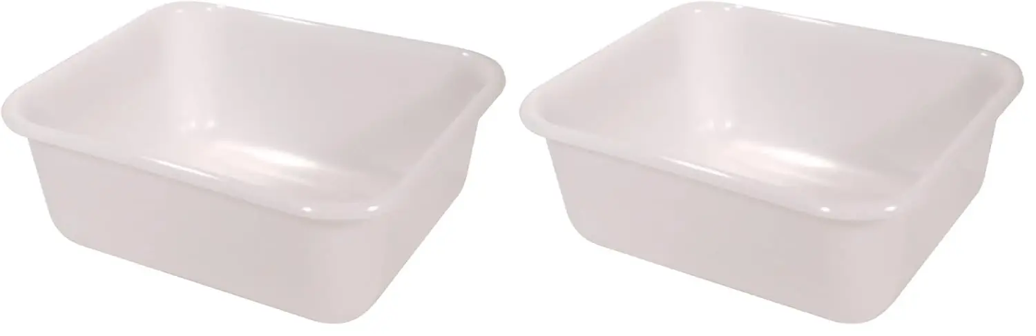 2-Pack White Food Storage Box, 2.75 Gallon, Dishwasher Safe for Kitchen and Restaurant Use
2-Pack White Food Storage Box, 2.75 Gallon, Dishwasher Safe for Kitchen and Restaurant Use