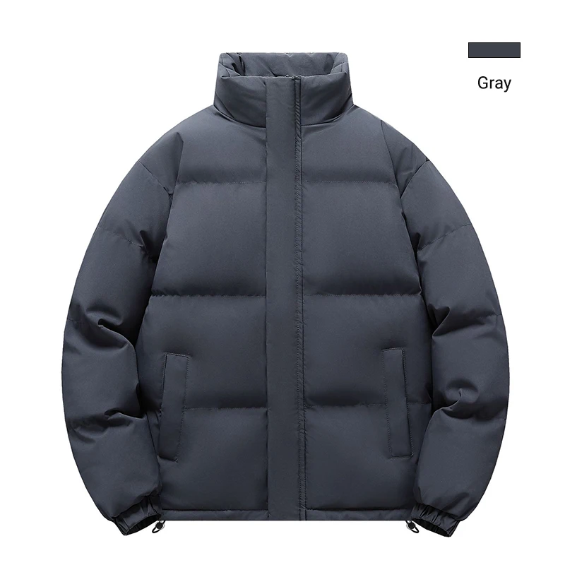 Новое мужское хлопковое пальто, зимнее пальто с воротником-стойкой, защита шеи, однотонная утолщенная хлопковая куртка с длинными рукавами, мужская теплая куртка
Новое мужское хлопковое пальто, зимнее пальто с воротником-стойкой, защита шеи, однотонная утолщенная хлопковая куртка с длинными рукавами, мужская теплая куртка