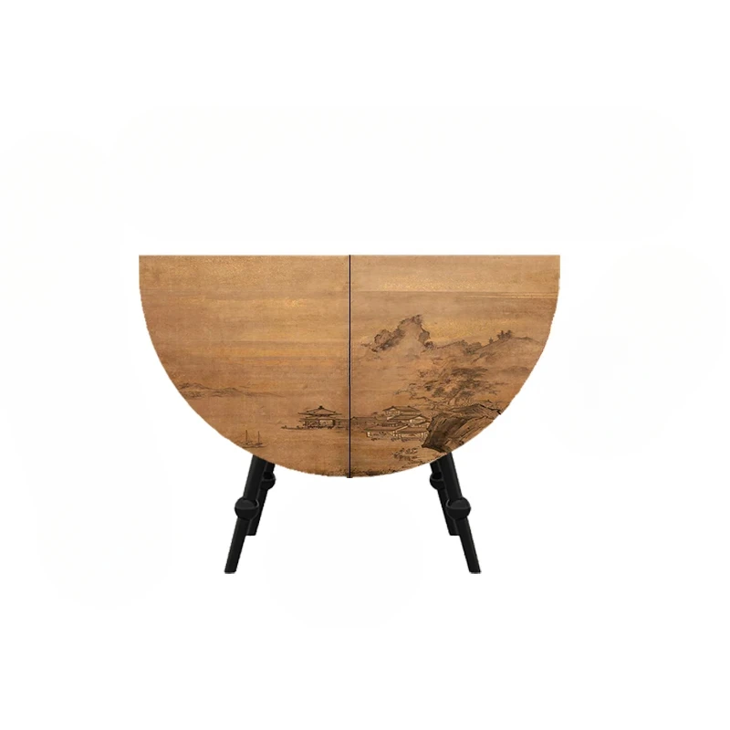 New Chinese ancient painting landscape entrance entrance entrance living room decoration solid wood dining side cabinet
New Chinese ancient painting landscape entrance entrance entrance living room decoration solid wood dining side cabinet