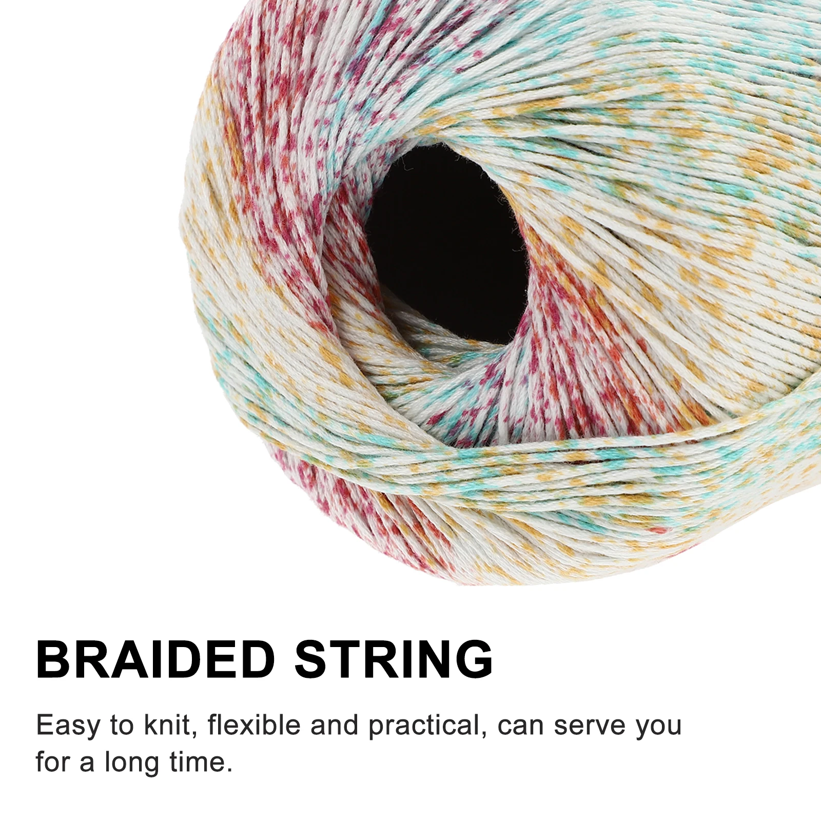 Crochet Cotton Thread 2 Rolls DIY Accessories Needles Macrame Rope Craft Manual Soft Washable Braided String Cotton Cord
Crochet Cotton Thread 2 Rolls DIY Accessories Needles Macrame Rope Craft Manual Soft Washable Braided String Cotton Cord