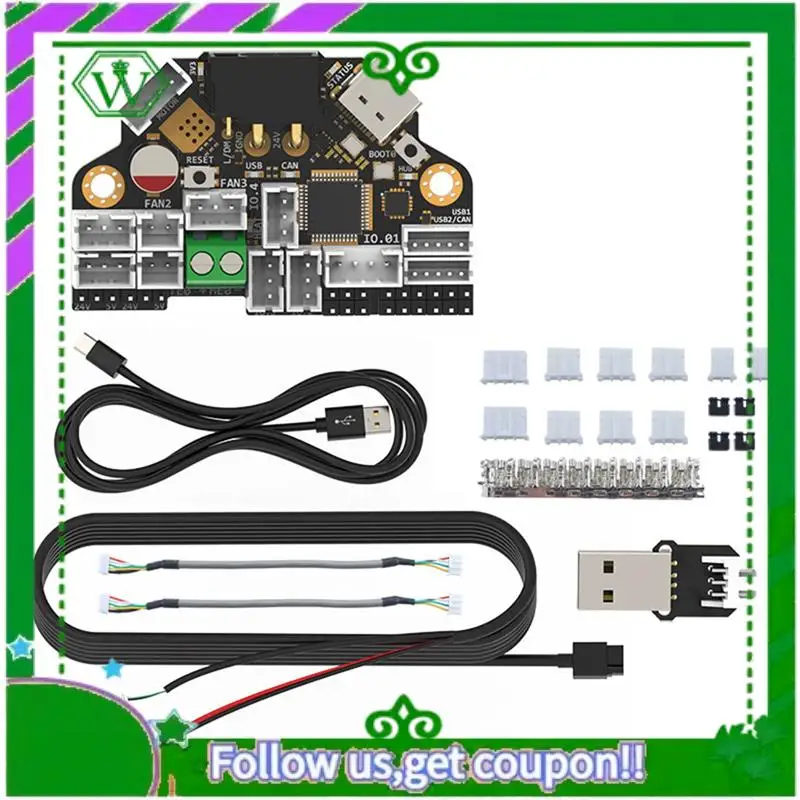 ABIK-Advanced H36 V1.3 Klipper Canbus Tool Board With TMC2209 For NEMA14/36Mm, Resists Up To 105°C
ABIK-Advanced H36 V1.3 Klipper Canbus Tool Board With TMC2209 For NEMA14/36Mm, Resists Up To 105°C