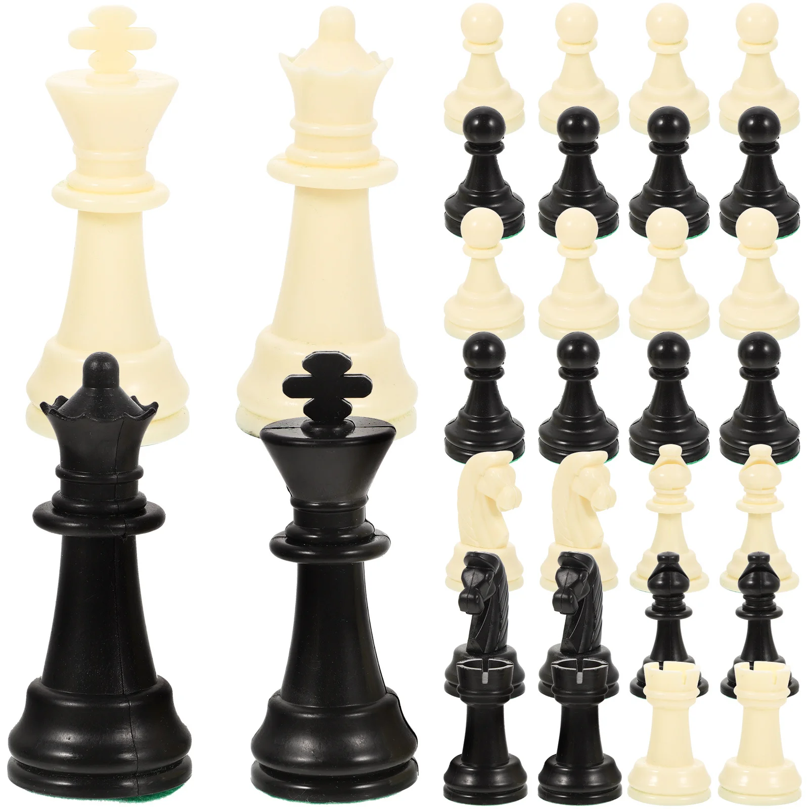 1Set International Chess Pieces Replacement Plastic PP Durable Chess Set for Board Game Accessories and Teaching
1Set International Chess Pieces Replacement Plastic PP Durable Chess Set for Board Game Accessories and Teaching