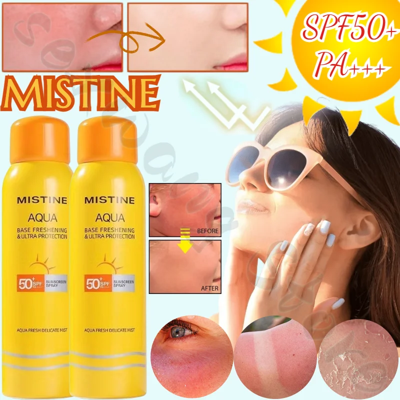 Mistine Солнцезащитный спрей для всего тела маленькая Желтая бутылка SPF50 + длинная кожа увлажняющая не липкая портативная 100 мл
Mistine Солнцезащитный спрей для всего тела маленькая Желтая бутылка SPF50 + длинная кожа увлажняющая не липкая портативная 100 мл