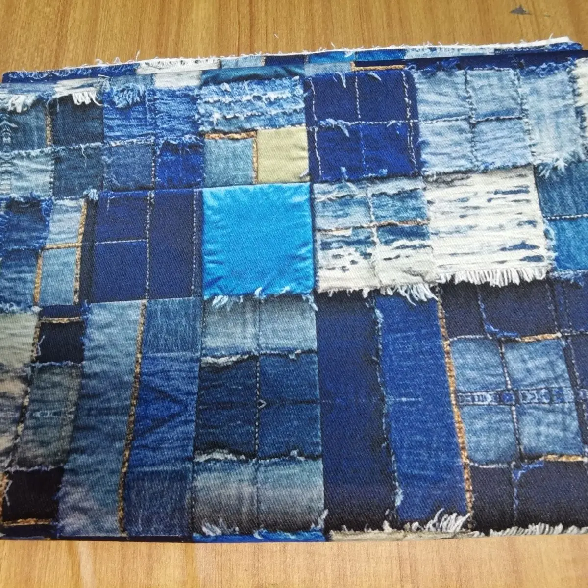 Patch Stitching Denim Digital Washed Tassel Jacquard Coat Texture Clothing Fabric Handmade Cloth DIY Bag Fabric
Patch Stitching Denim Digital Washed Tassel Jacquard Coat Texture Clothing Fabric Handmade Cloth DIY Bag Fabric