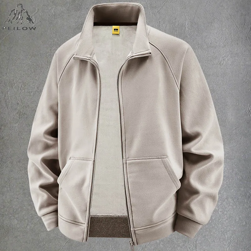 Fleece-lined Thicken Men's Autumn Winter Jacket Warm Stand-up Collar Casual Sports Coat Men Simple Solid Color Business Jacket
Fleece-lined Thicken Men's Autumn Winter Jacket Warm Stand-up Collar Casual Sports Coat Men Simple Solid Color Business Jacket