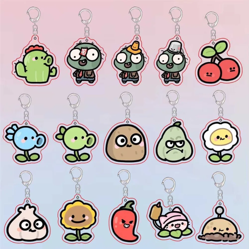 Plant Zombie Acrylic Keychain Cute Q Version Game Children's Gift Keychain Backpack Car Accessories Pendant Keychain
Plant Zombie Acrylic Keychain Cute Q Version Game Children's Gift Keychain Backpack Car Accessories Pendant Keychain