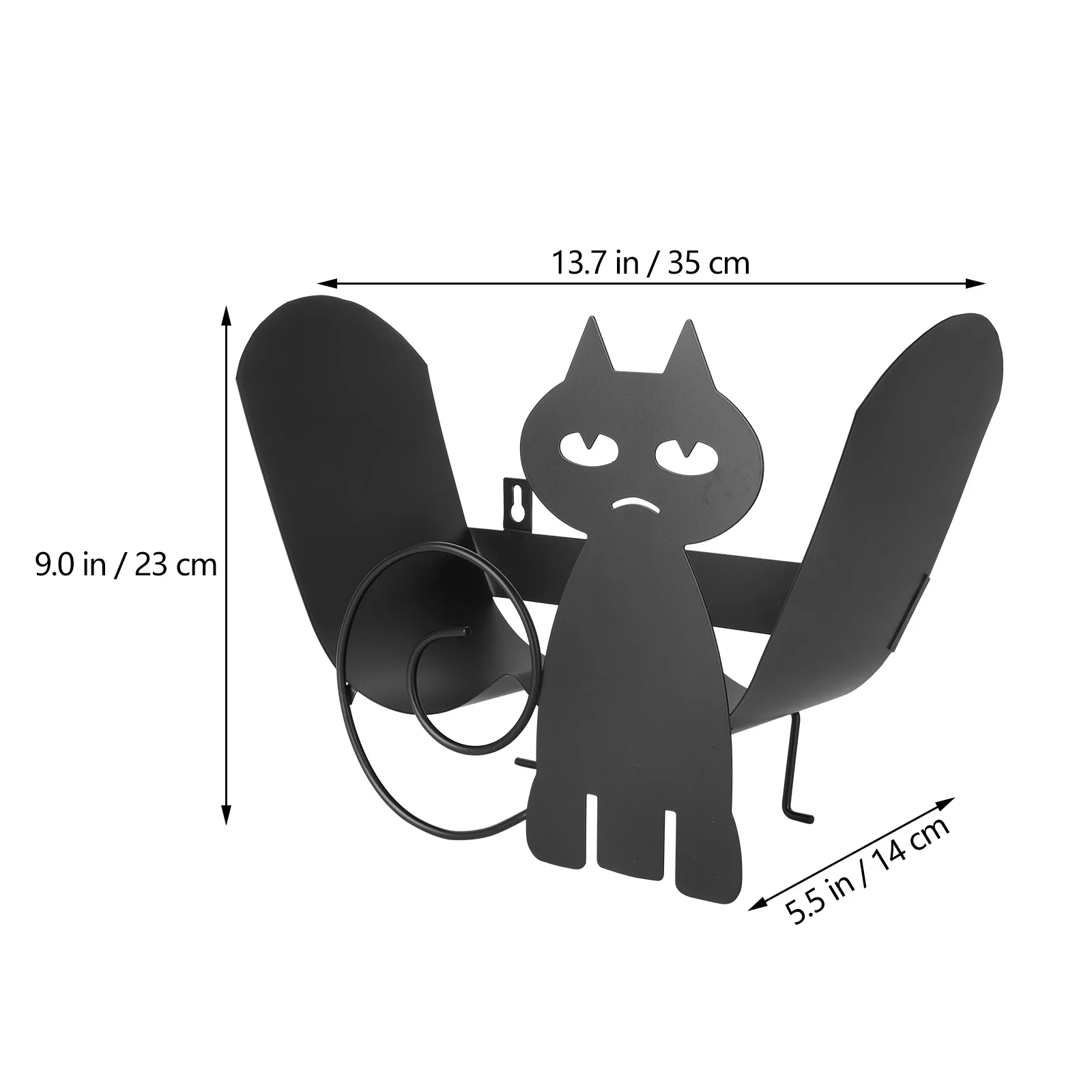 Cat Shape Roll Paper Holder Metal Storage Rack Large Capacity Roll Paper Organizer Rack for Bathroom Kitchen Home Office
Cat Shape Roll Paper Holder Metal Storage Rack Large Capacity Roll Paper Organizer Rack for Bathroom Kitchen Home Office