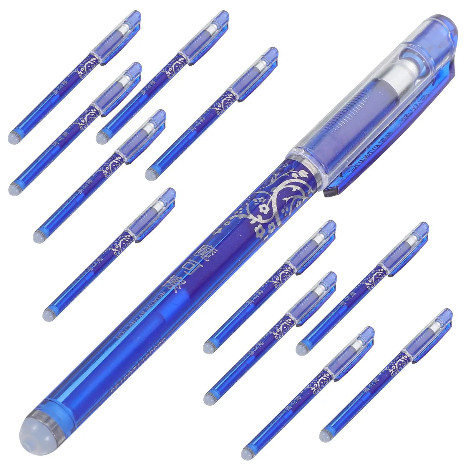 12 Pcs Erasable Pen Fountain Ink 0.5 Pens Blue Suit Mm 0.5mm Abs Fine Point Chinese for Writing Child Bulk
12 Pcs Erasable Pen Fountain Ink 0.5 Pens Blue Suit Mm 0.5mm Abs Fine Point Chinese for Writing Child Bulk