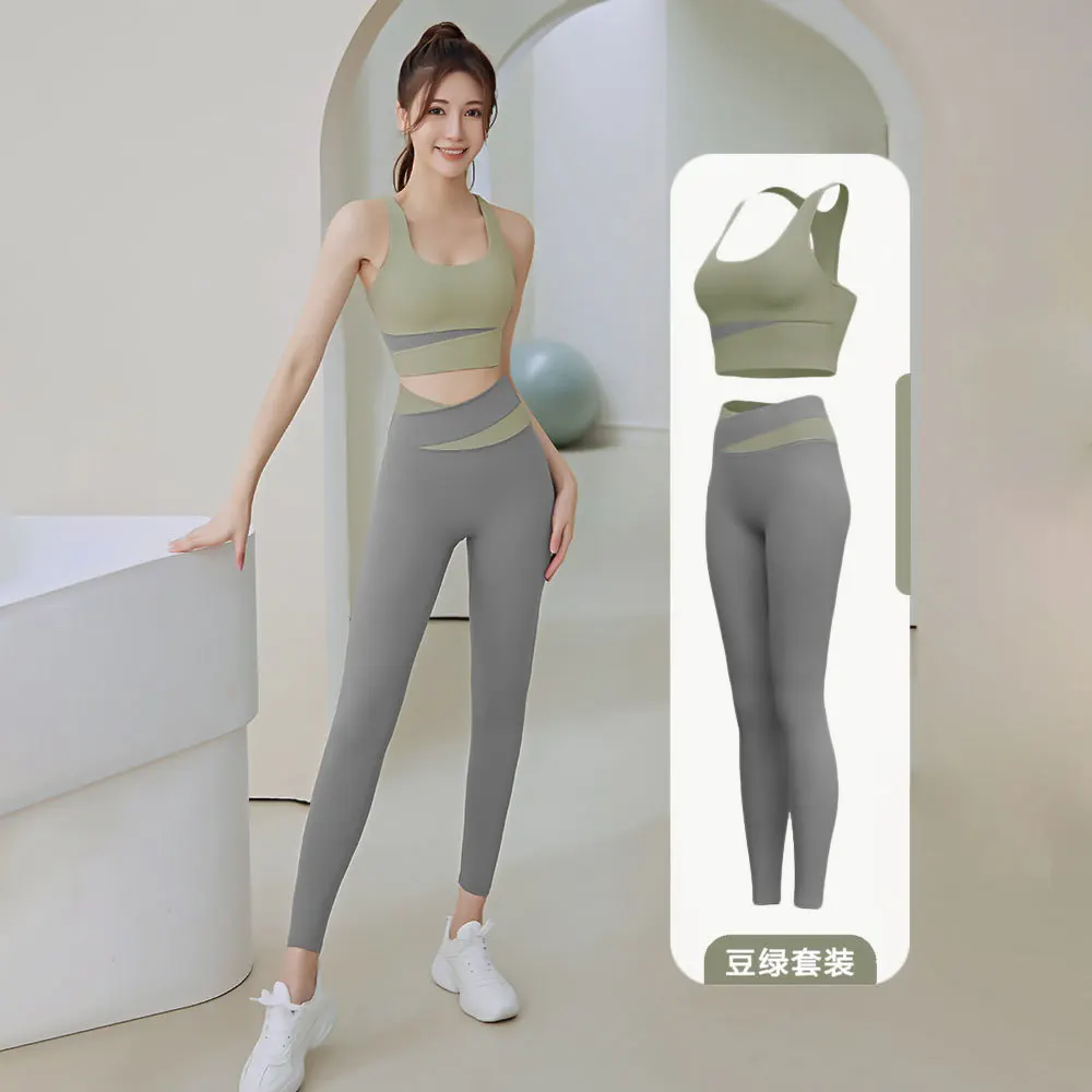Sportswear Top 2pcs Yoga Set Women Yoga Suit Bras High Waist Leggings Gym Quick Dry Yoga Top Running Clothes Sets Yoga Set
Sportswear Top 2pcs Yoga Set Women Yoga Suit Bras High Waist Leggings Gym Quick Dry Yoga Top Running Clothes Sets Yoga Set