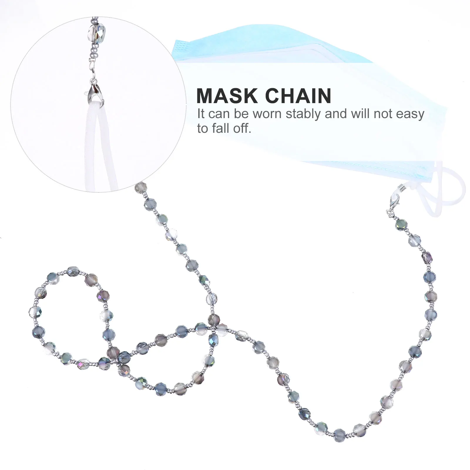 Glasses Mask Chain Eyeglasses Decorations Sunglasses Chains Accessories Fashion Creative Handmade Beads Durable Gift
Glasses Mask Chain Eyeglasses Decorations Sunglasses Chains Accessories Fashion Creative Handmade Beads Durable Gift
