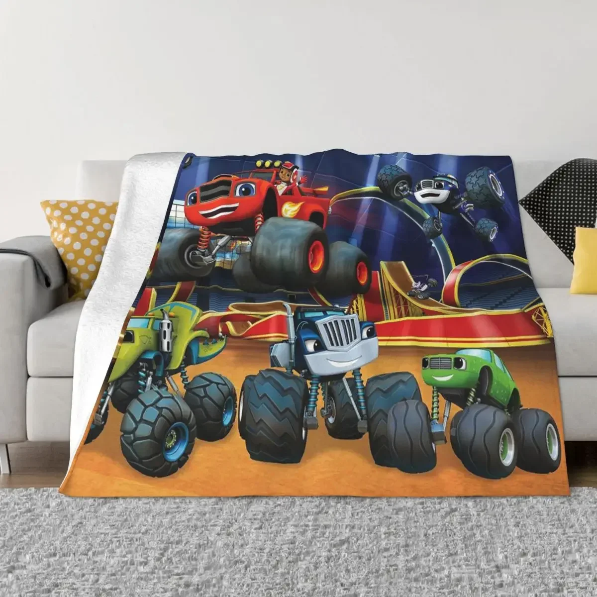 Blaze And The Monster Machines Cartoon Blanket Flannel Air Conditioning Racing Warm Throw Blankets for Sofa Car Plush Thin Quilt
Blaze And The Monster Machines Cartoon Blanket Flannel Air Conditioning Racing Warm Throw Blankets for Sofa Car Plush Thin Quilt