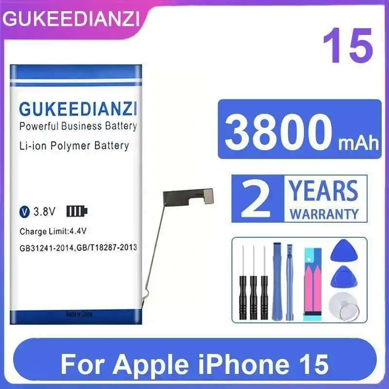3800Mah Environmentally Friendly Mobile Phone Battery For Apple Iphone 15 High-Efficiency
3800Mah Environmentally Friendly Mobile Phone Battery For Apple Iphone 15 High-Efficiency