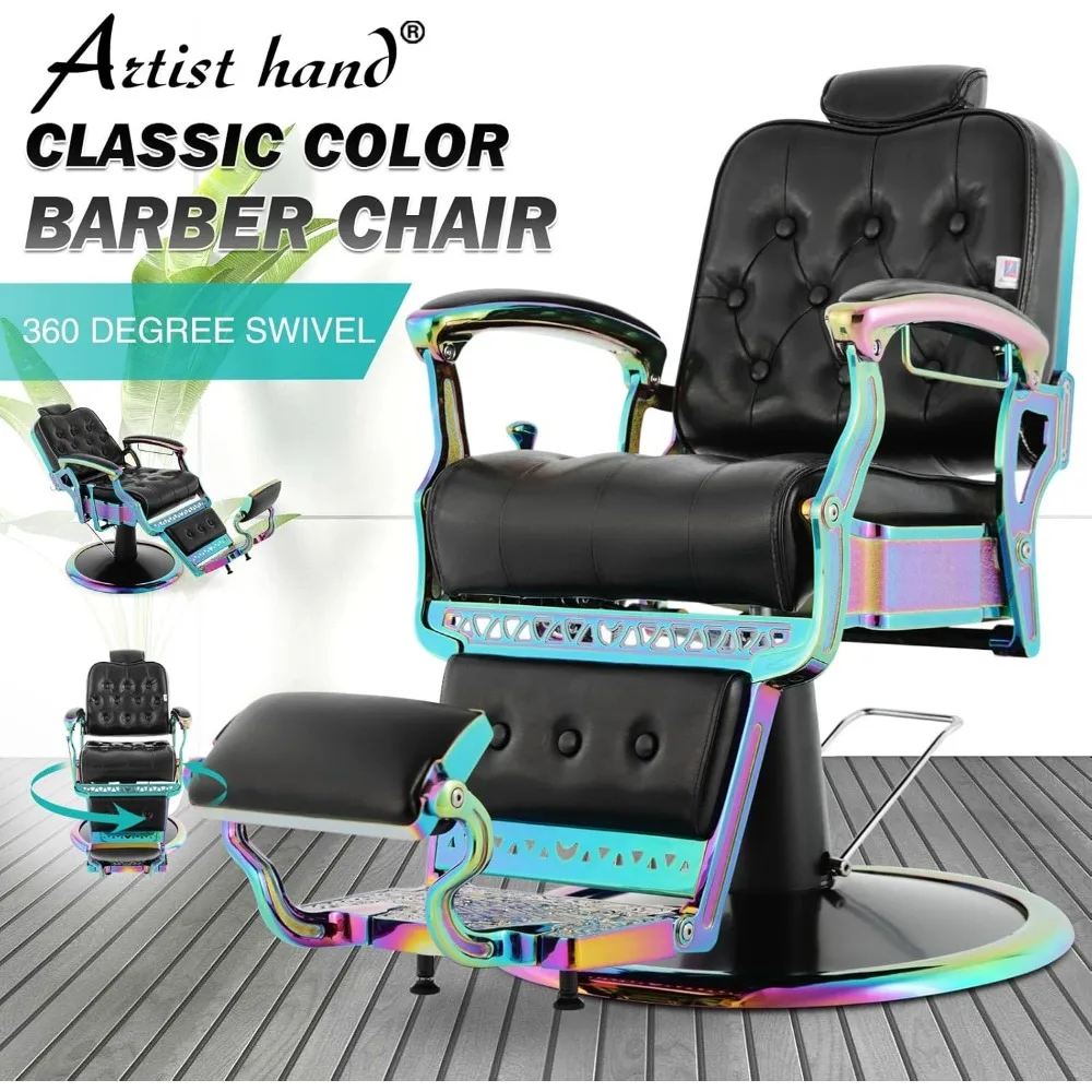 Artist hand All Purpose Hydraulic Recline Salon Chair Beauty Spa Vintage Heavy Duty (Laser Frame), Barber Chairs
Artist hand All Purpose Hydraulic Recline Salon Chair Beauty Spa Vintage Heavy Duty (Laser Frame), Barber Chairs