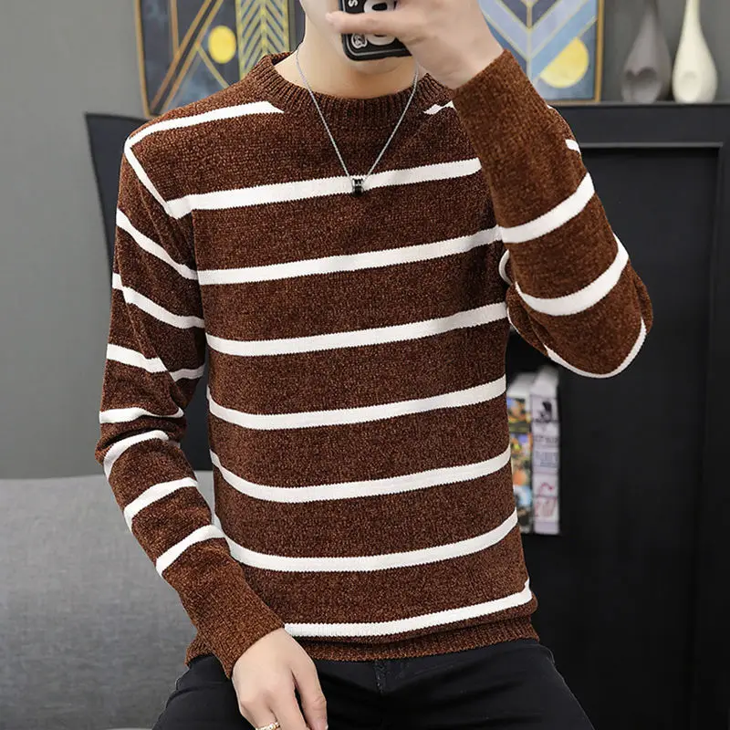 Stylish O-Neck Knitted Spliced Loose Striped Sweater Men's Clothing 2022 Autumn New All-match Casual Pullovers Korean Warm Tops
Stylish O-Neck Knitted Spliced Loose Striped Sweater Men's Clothing 2022 Autumn New All-match Casual Pullovers Korean Warm Tops