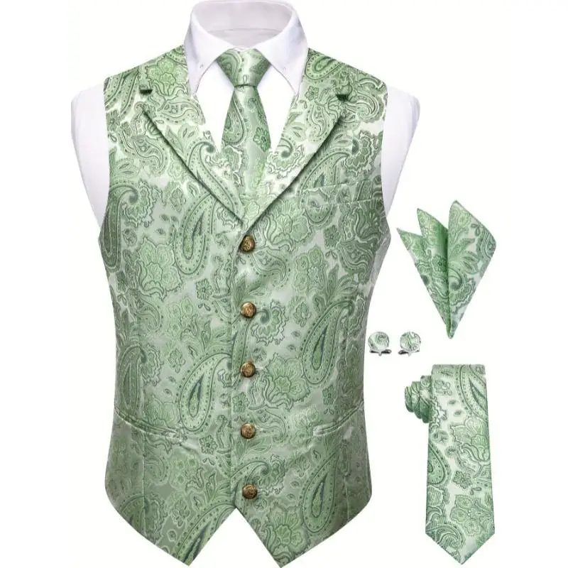 Men's Rose Jacquard Vest Embroidered Cross-Border Special Wide Autumn Season Double Slit No Buttoning Plain Style West Suit
Men's Rose Jacquard Vest Embroidered Cross-Border Special Wide Autumn Season Double Slit No Buttoning Plain Style West Suit