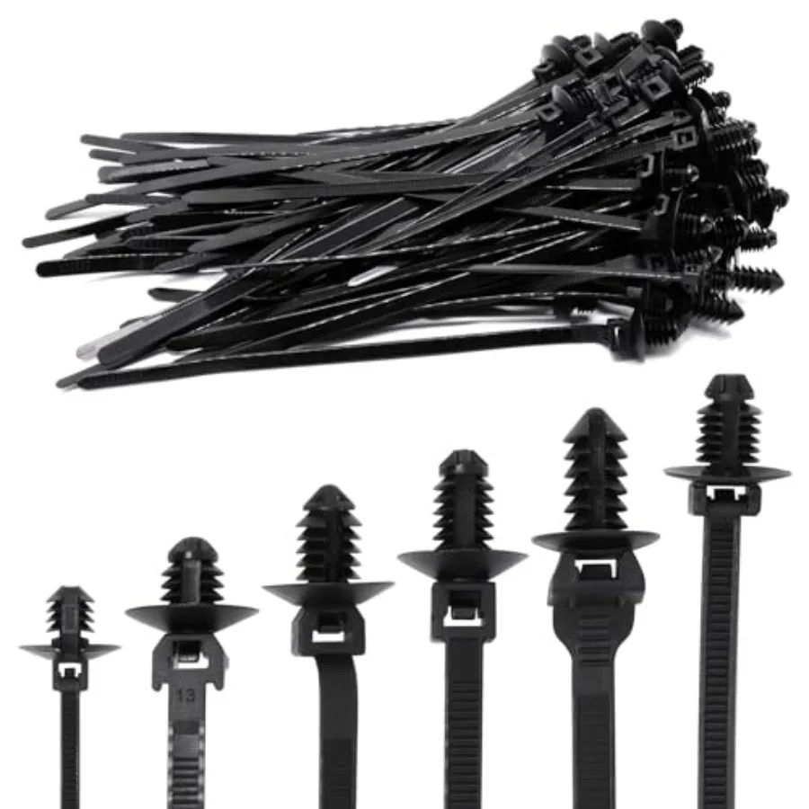 60 PCS Push Mount Zip Ties, Nylon Car Mount Wire Ties Snap in Cable Zip Ties, Black Push Mount Cable Ties Automotive Zip Ties F
60 PCS Push Mount Zip Ties, Nylon Car Mount Wire Ties Snap in Cable Zip Ties, Black Push Mount Cable Ties Automotive Zip Ties F