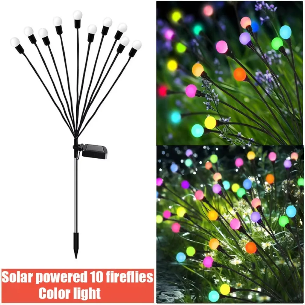 IP65 Waterproof Solar Firefly String Lights 6 LED Wind Motion LED Garden Lights New Upgraded Creative Personalized
IP65 Waterproof Solar Firefly String Lights 6 LED Wind Motion LED Garden Lights New Upgraded Creative Personalized