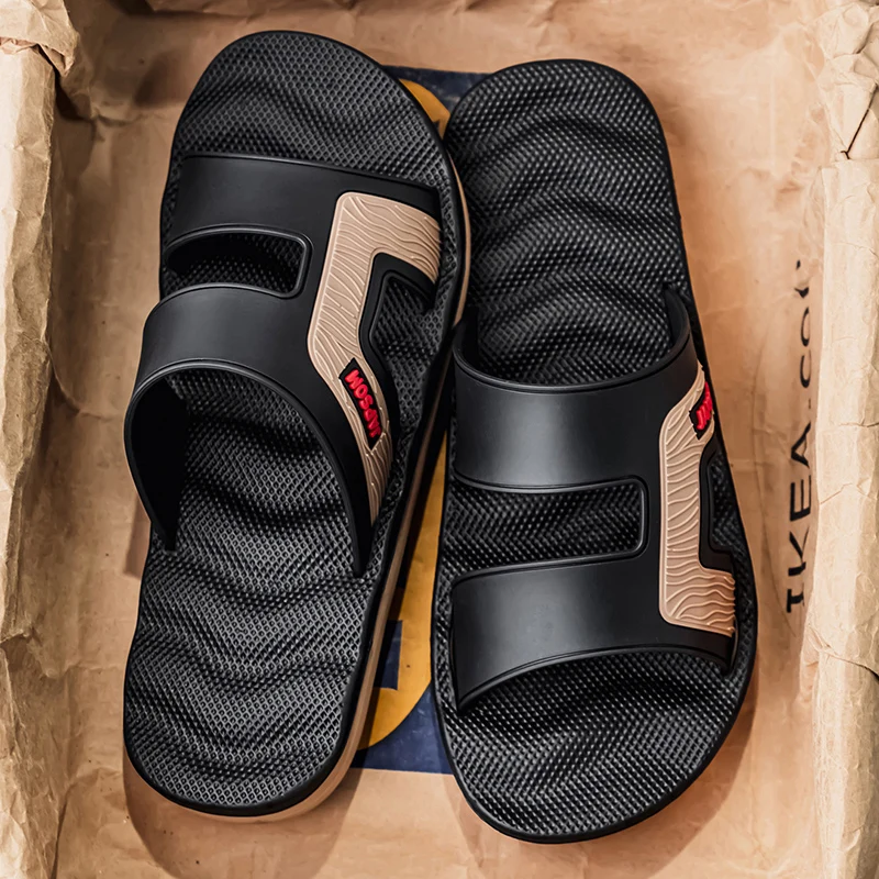 Летние модные шлепанцы для мужчин: домашние и уличные сандалии, пляжные тапочки, мужские слайды, нескользящие шлепанцы для душа
Летние модные шлепанцы для мужчин: домашние и уличные сандалии, пляжные тапочки, мужские слайды, нескользящие шлепанцы для душа