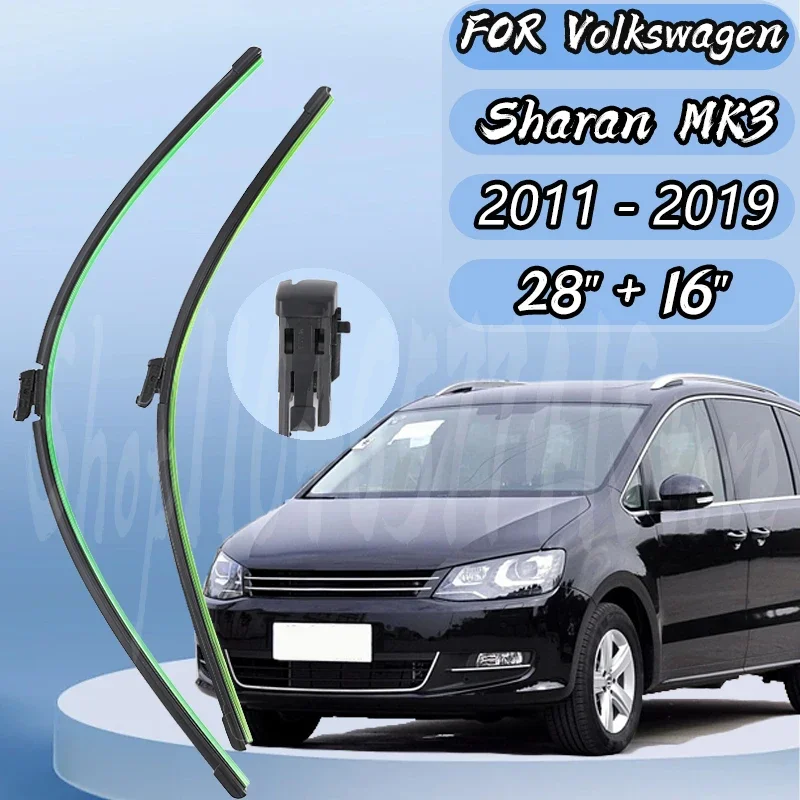 For VW Sharan MK3 2011-2019 28"+16" Front Wiper Blades Windshield Windscreen Window Cutter Accessories
For VW Sharan MK3 2011-2019 28"+16" Front Wiper Blades Windshield Windscreen Window Cutter Accessories