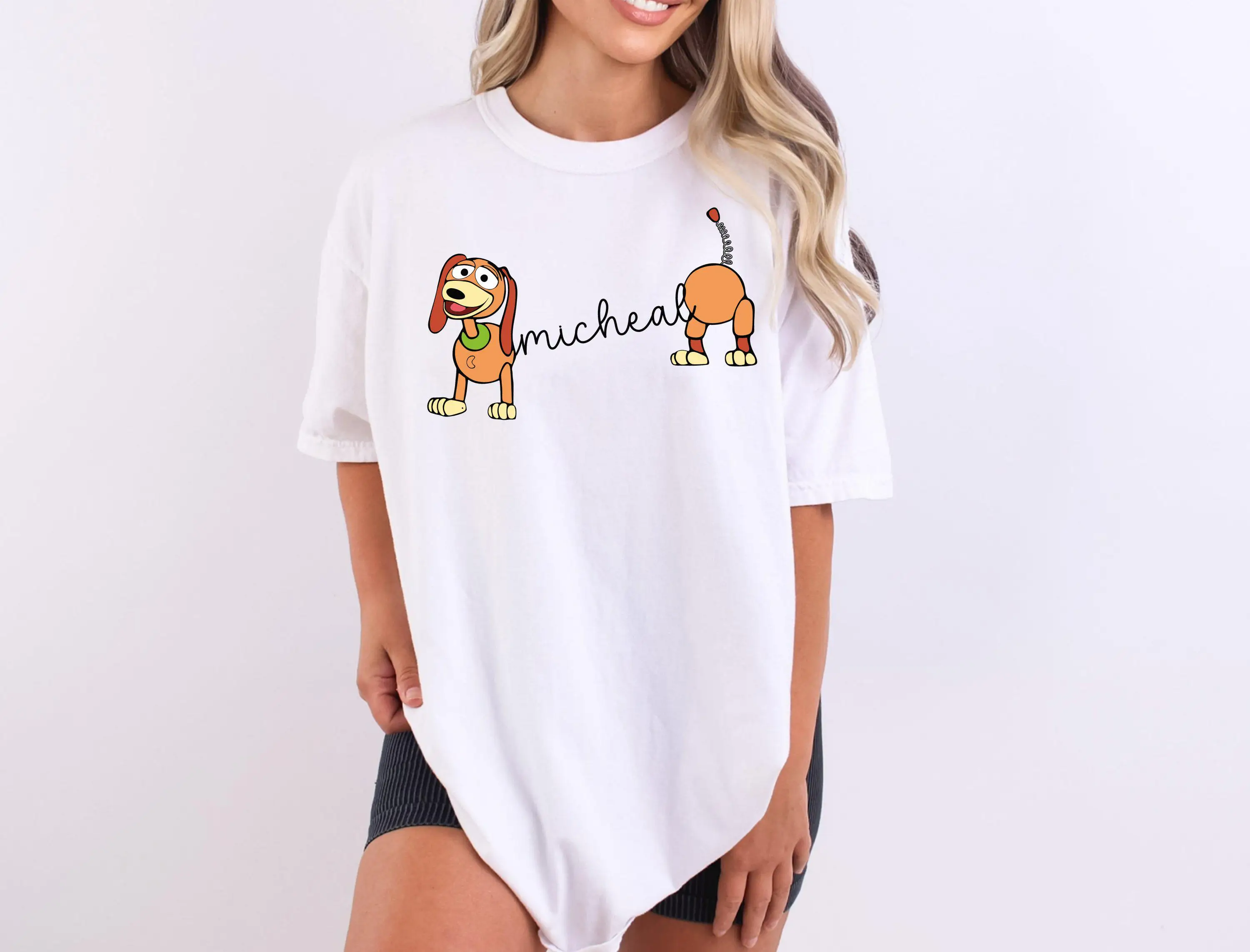 Disney Toy Story Slinky Dog Animated Cute Printed Summer T-Shirt Boy Girl Casual Vintage Short Sleeve Family Parent-Child Top
Disney Toy Story Slinky Dog Animated Cute Printed Summer T-Shirt Boy Girl Casual Vintage Short Sleeve Family Parent-Child Top