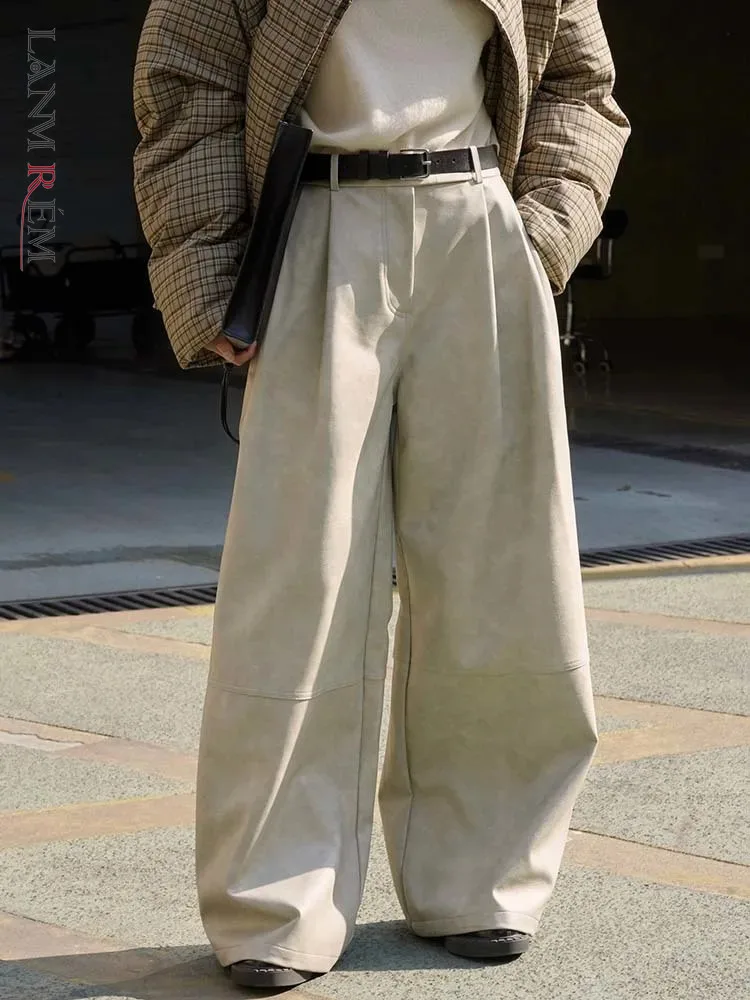 LANMREM Wide Leg Leather Pants For Women Comfortable Straight Loose Casual Trousers Streetwear 2024 Spring New 2DA2737
LANMREM Wide Leg Leather Pants For Women Comfortable Straight Loose Casual Trousers Streetwear 2024 Spring New 2DA2737