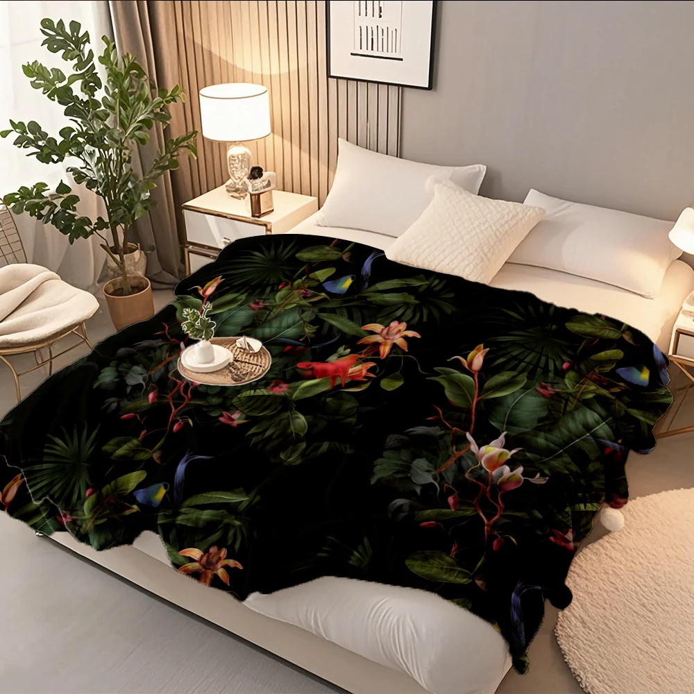 Seasonal Decor Flannel Soft Blanket Delightful And Whimsical Floral Hotel-style Cover Bed Scarf Nordic Machine-washable
Seasonal Decor Flannel Soft Blanket Delightful And Whimsical Floral Hotel-style Cover Bed Scarf Nordic Machine-washable