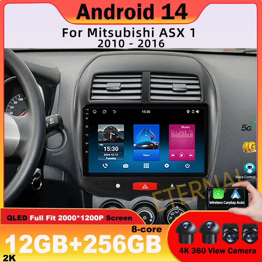 Автомобиль Android 14 для Mitsubishi ASX 1 2010-2016 Мультимедийный автоматический видеоплеер Навигация Стерео GPS 4G WIFI NO 2Din DVD Carplay
Автомобиль Android 14 для Mitsubishi ASX 1 2010-2016 Мультимедийный автоматический видеоплеер Навигация Стерео GPS 4G WIFI NO 2Din DVD Carplay