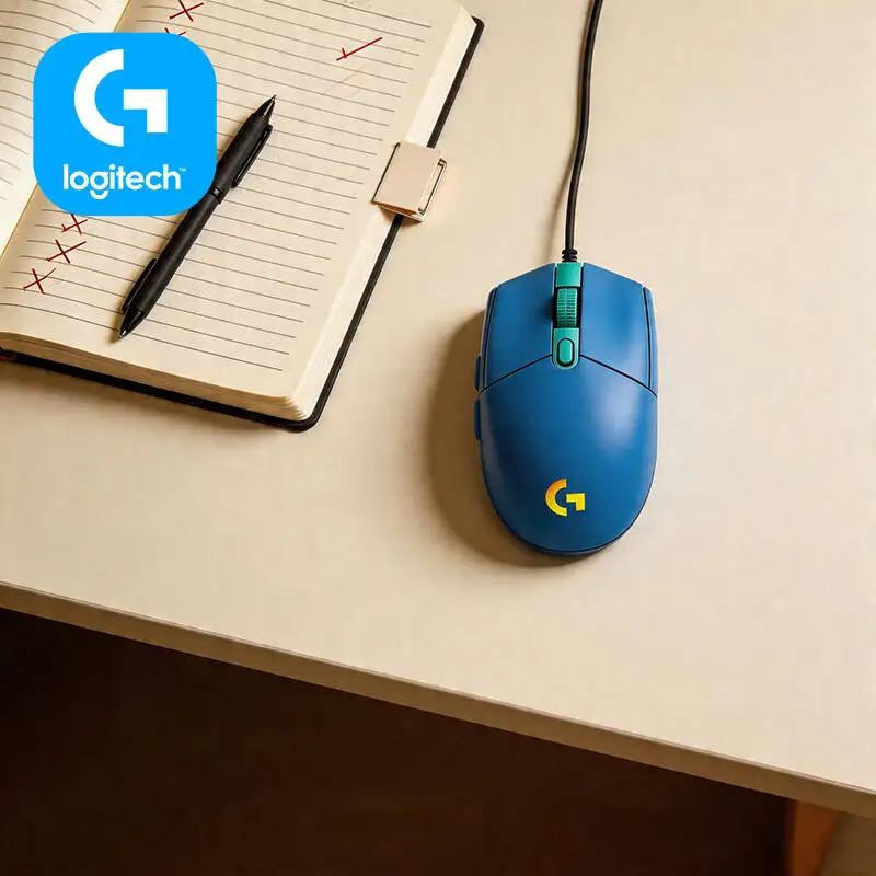 Logitech G203 Wired RGB Gaming Mouse 8000 DPI 6 Buttons On-Board Memory 1ms Response 2.1m Cable ChromeOS Reliable
Logitech G203 Wired RGB Gaming Mouse 8000 DPI 6 Buttons On-Board Memory 1ms Response 2.1m Cable ChromeOS Reliable