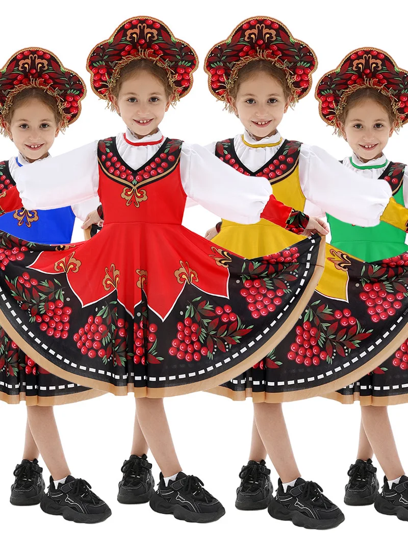 New Children's Ethnic Costume Stage Performance Outfit Halloween Festival Dress Traditional Performance Clothing
New Children's Ethnic Costume Stage Performance Outfit Halloween Festival Dress Traditional Performance Clothing