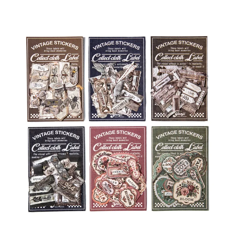 24sets/1lot Kawaii Scrapbook Stickers Collect cloth labels Junk Journal Gold Planner Stationery Decorative
24sets/1lot Kawaii Scrapbook Stickers Collect cloth labels Junk Journal Gold Planner Stationery Decorative