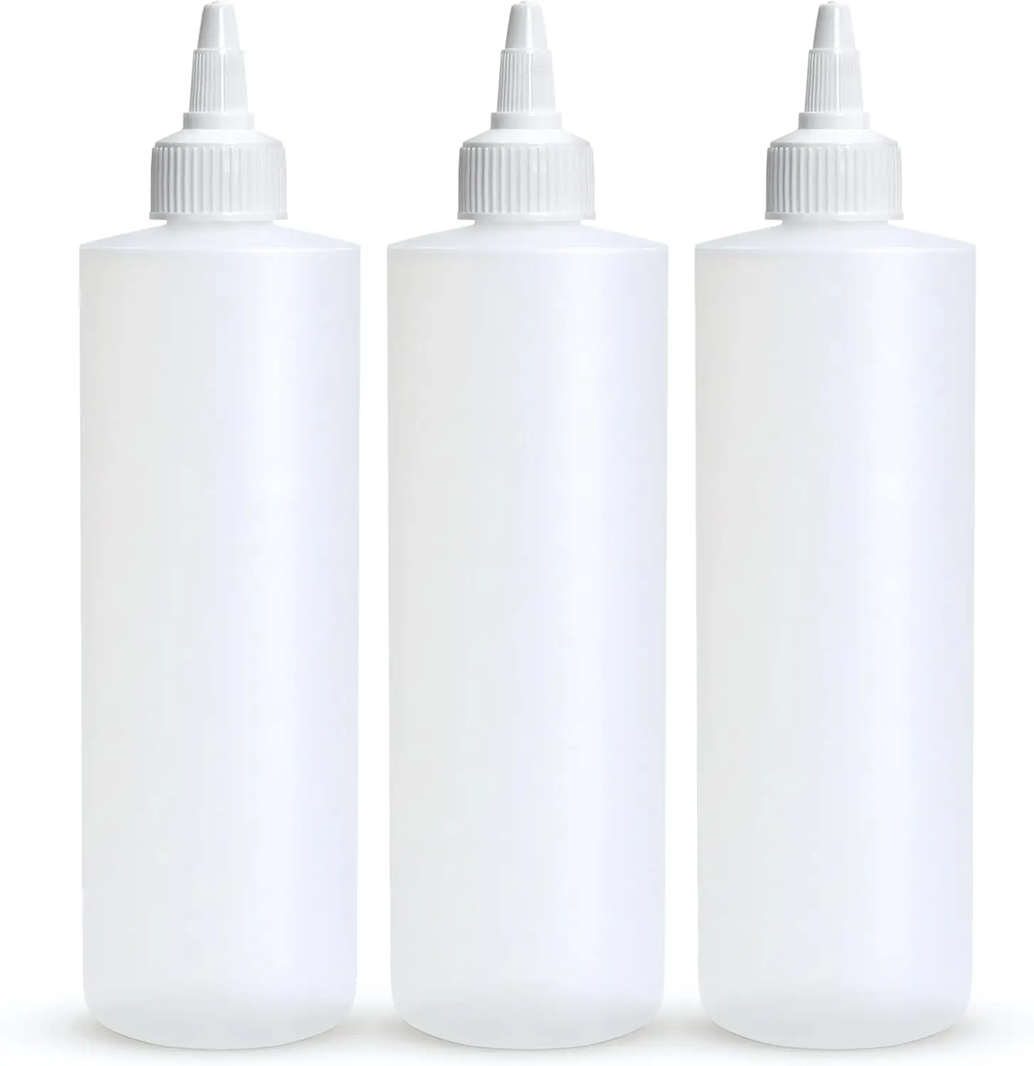 Condiment Squeeze Bottles 8 OZ, Leak Proof Twist Top Cap for Ketchup Mustard Syrup Sauces, 3 Pack
Condiment Squeeze Bottles 8 OZ, Leak Proof Twist Top Cap for Ketchup Mustard Syrup Sauces, 3 Pack