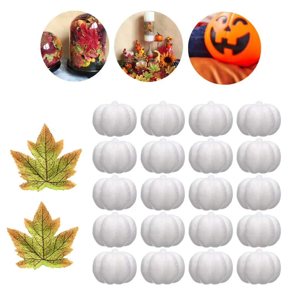 Foam Harvest Pumpkins White Handmade Simulation Gift Polystyrene Base for Fall Festival Wreath Decor
Foam Harvest Pumpkins White Handmade Simulation Gift Polystyrene Base for Fall Festival Wreath Decor