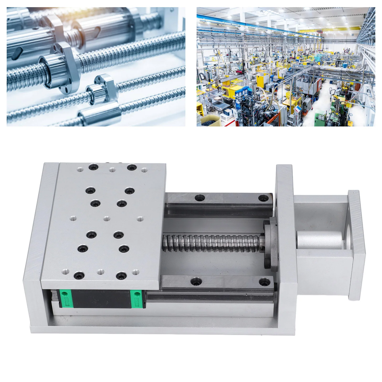 100mm Stroke Linear Stage SFU1605 Ball Screw CNC Double Linear Rail Sliding Table for NEMA23 Motor Ball Screw Linear Stage 
100mm Stroke Linear Stage SFU1605 Ball Screw CNC Double Linear Rail Sliding Table for NEMA23 Motor Ball Screw Linear Stage