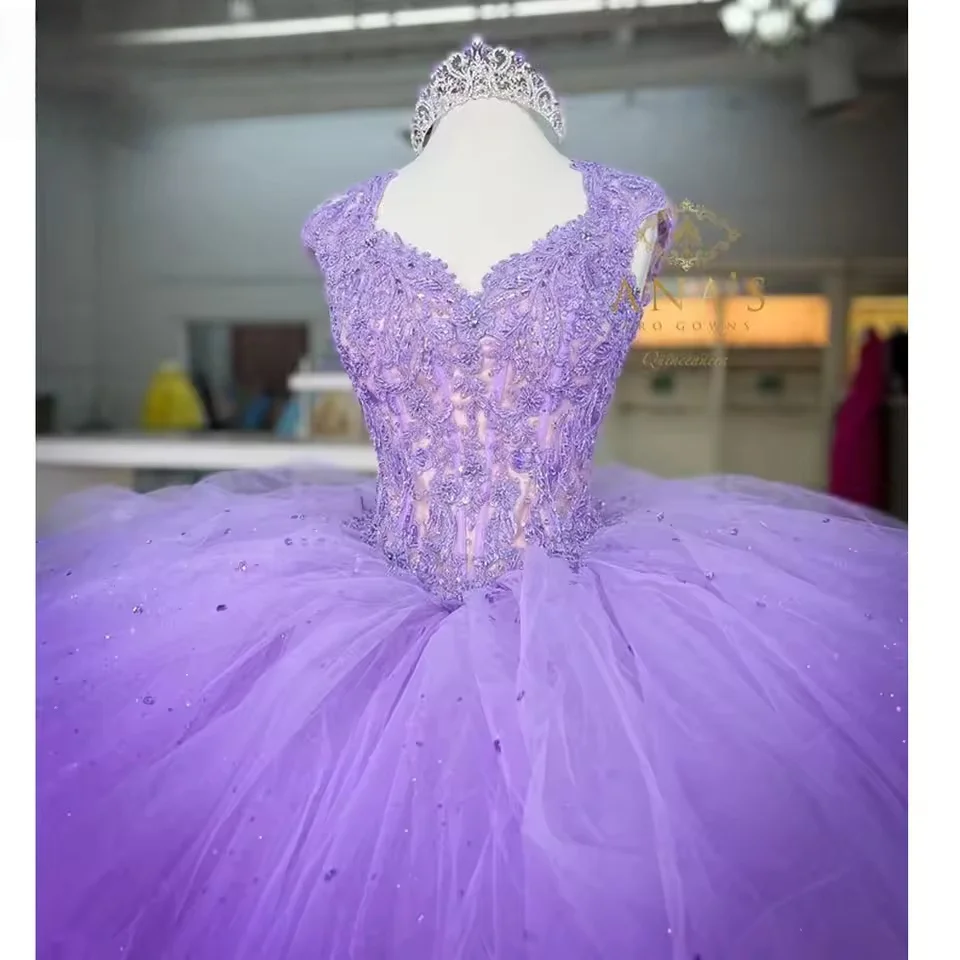 Lilac Charro Quinceanera Dresses Ball Gown Sweetheart Appliques Mexican Sweet 16 Dresses 15 Anos Customized
Lilac Charro Quinceanera Dresses Ball Gown Sweetheart Appliques Mexican Sweet 16 Dresses 15 Anos Customized